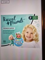 Rascal and Friends Size 7 and Pampers Swaddlers Size 8