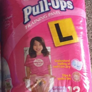 Girls pull ups size 4